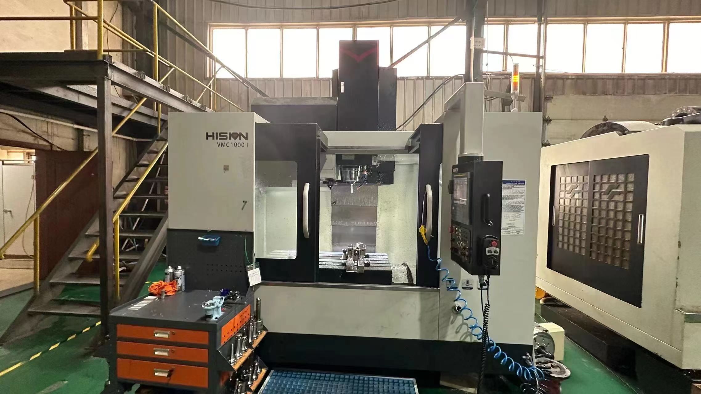 Hision CNC machining center on the factory floor